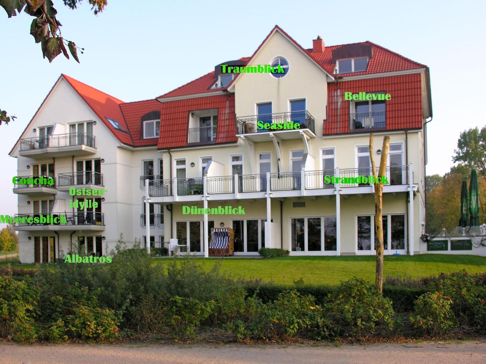 Ostsee Residenz Meeresblick Bellevue Остров Пёль Экстерьер фото
